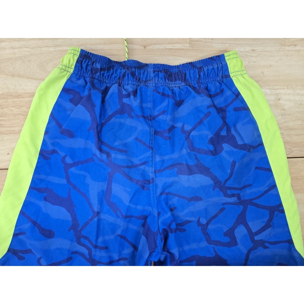 Under Armour Youth Athletic Shorts  YLG Blue/Green - Picture 7 of 10